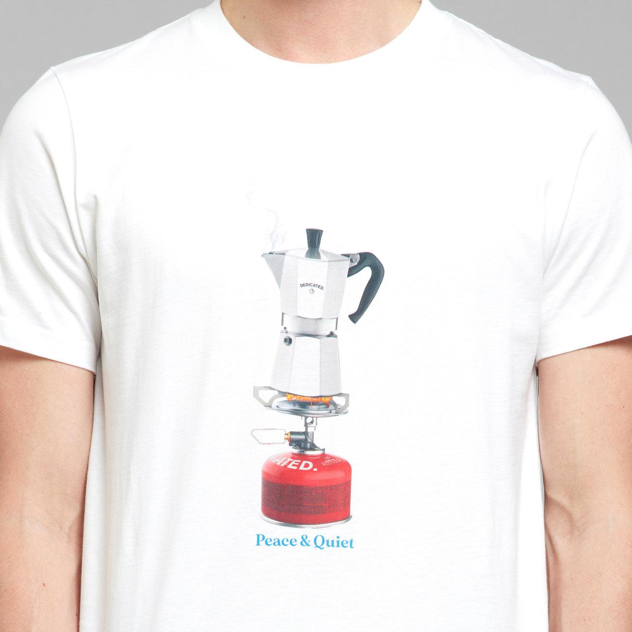 Camiseta Dedicated Stockholm Boiling Coffee Blanco - ECRU