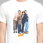 Camiseta Dedicated x Seinfeld Stockholm Family White - ECRU