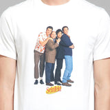 Camiseta Dedicated x Seinfeld Stockholm Family White - ECRU