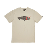 Camiseta Deus Ex Machina Charger Vintage White - ECRU