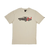Camiseta Deus Ex Machina Charger Vintage White - ECRU