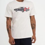 Camiseta Deus Ex Machina Charger Vintage White - ECRU