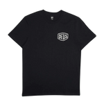 Camiseta Deus Ex Machina Classic Parrilla Tee Black - ECRU