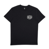 Camiseta Deus Ex Machina Classic Parrilla Tee Black - ECRU