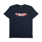 Camiseta Deus Ex Machina Classic Seasider Tee Navy - ECRU