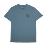 Camiseta Deus Ex Machina Clutch Tee Smoke Blue - ECRU