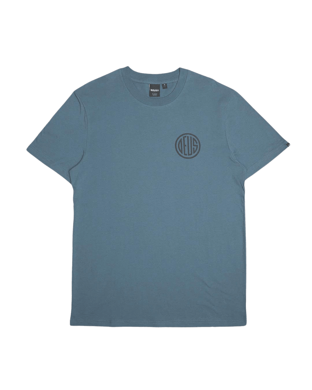 Camiseta Deus Ex Machina Clutch Tee Smoke Blue - ECRU