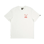 Camiseta Deus Ex Machina Crossroad Tee Vintage White - ECRU