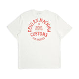 Camiseta Deus Ex Machina Crossroad Tee Vintage White - ECRU