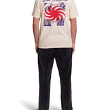 Camiseta Deus Ex Machina Custom Leisure Tee Dirty White - ECRU