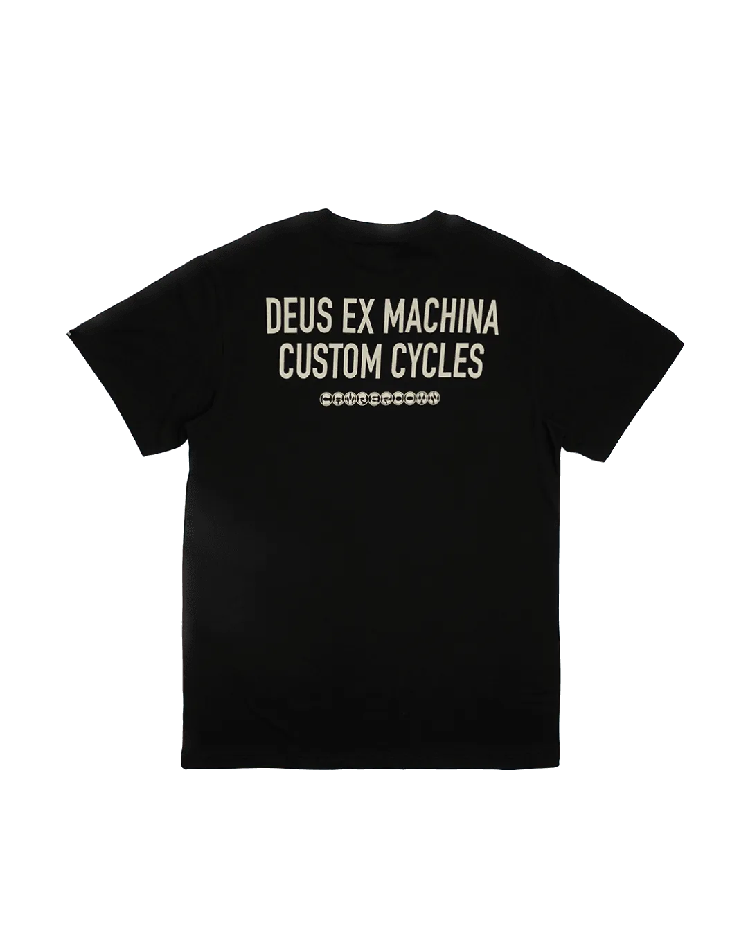 Camiseta Deus Ex Machina Inline Black - ECRU