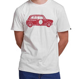 Camiseta Deus Ex Machina Mini Tee Vintage White - ECRU