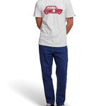 Camiseta Deus Ex Machina Mini Tee Vintage White - ECRU