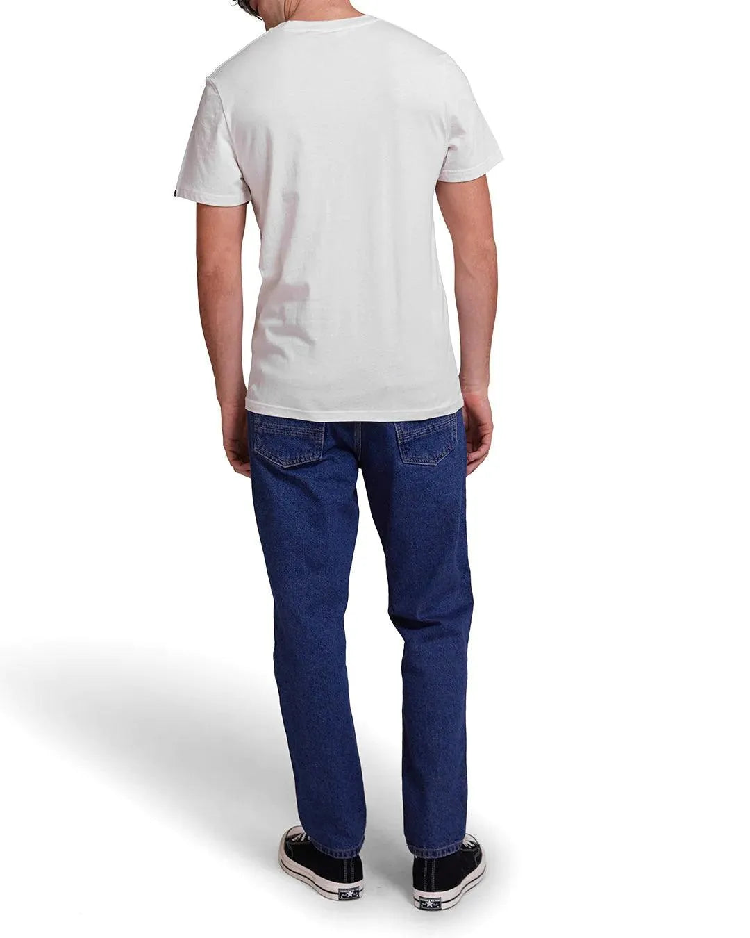 Camiseta Deus Ex Machina Mini Tee Vintage White - ECRU