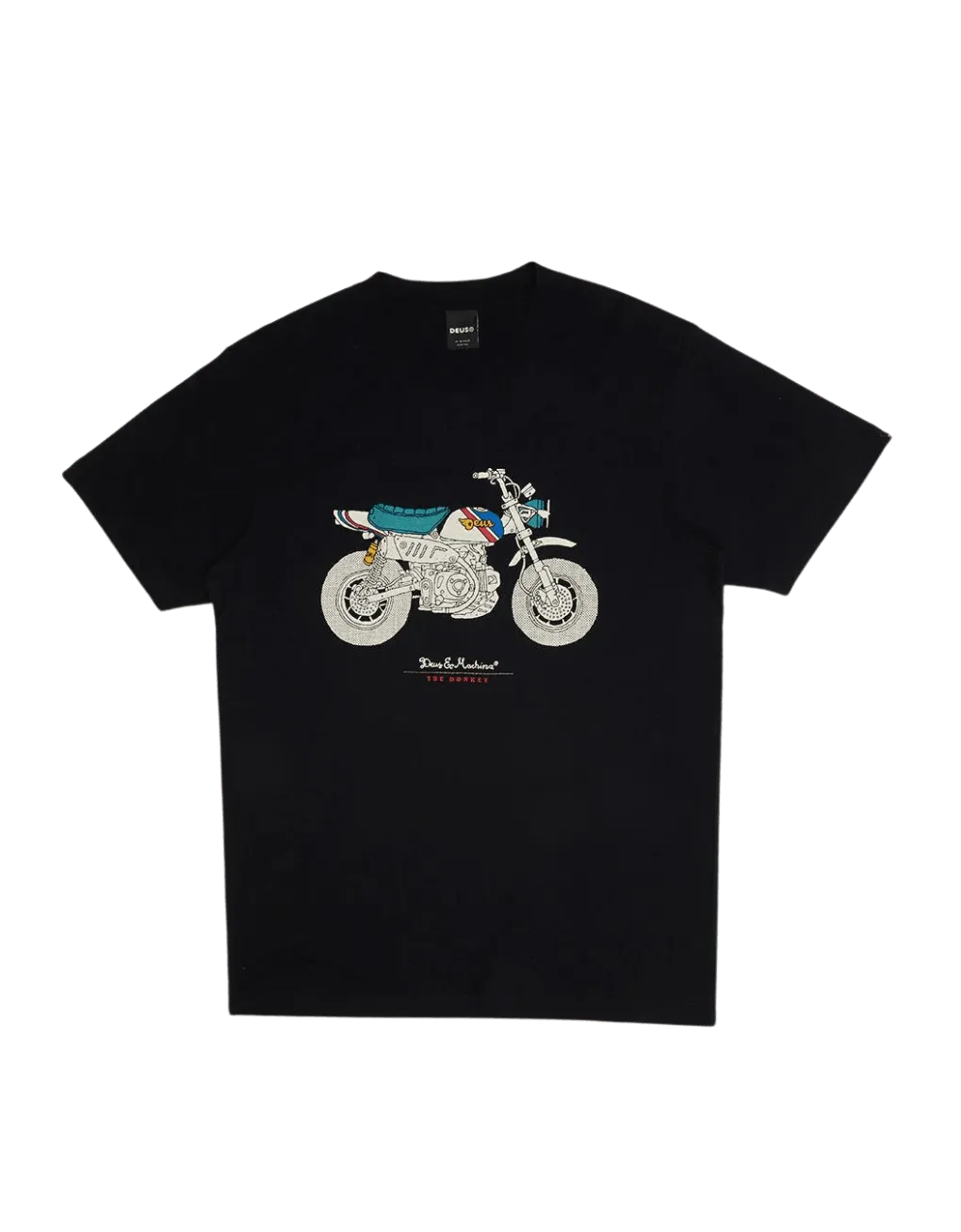 Camiseta Deus Ex Machina Monkey Black - ECRU