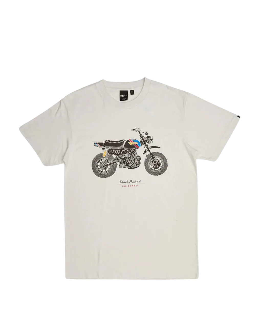 Camiseta Deus Ex Machina Monkey Vintage White - ECRU