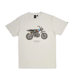 Camiseta Deus Ex Machina Monkey Vintage White - ECRU