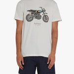 Camiseta Deus Ex Machina Monkey Vintage White - ECRU