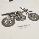 Camiseta Deus Ex Machina Monkey Vintage White - ECRU