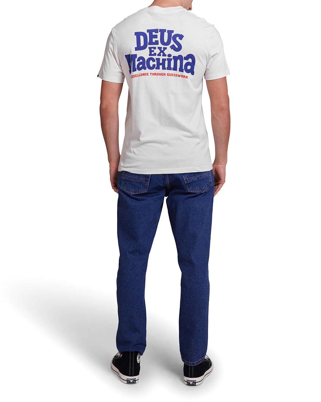 Camiseta Deus Ex Machina New Redline Vintage White - ECRU