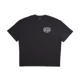 Camiseta Deus Ex Machina Oversized Biarritz Anthracite - ECRU