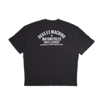 Camiseta Deus Ex Machina Oversized Biarritz Anthracite - ECRU