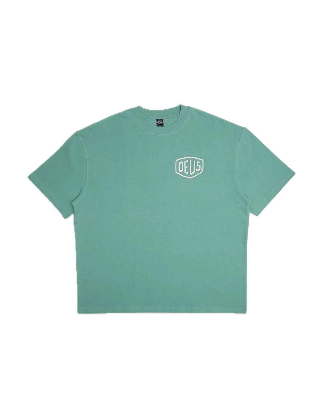 Camiseta Deus Ex Machina Oversized Biarritz Sea Foam - ECRU