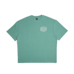 Camiseta Deus Ex Machina Oversized Biarritz Sea Foam - ECRU