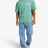 Camiseta Deus Ex Machina Oversized Biarritz Sea Foam - ECRU