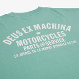 Camiseta Deus Ex Machina Oversized Biarritz Sea Foam - ECRU