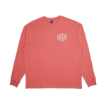 Camiseta Deus Ex Machina Oversized Venice Manga Larga Red Rose - ECRU