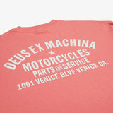 Camiseta Deus Ex Machina Oversized Venice Manga Larga Red Rose - ECRU