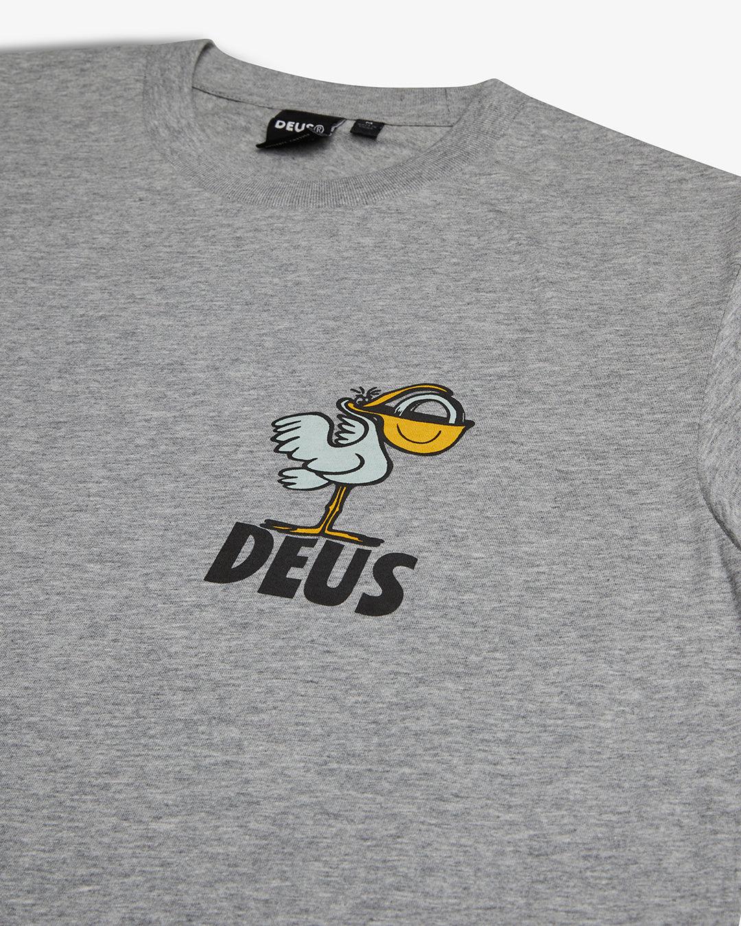 Camiseta Deus Ex Machina Pegasus Grey Marle - ECRU