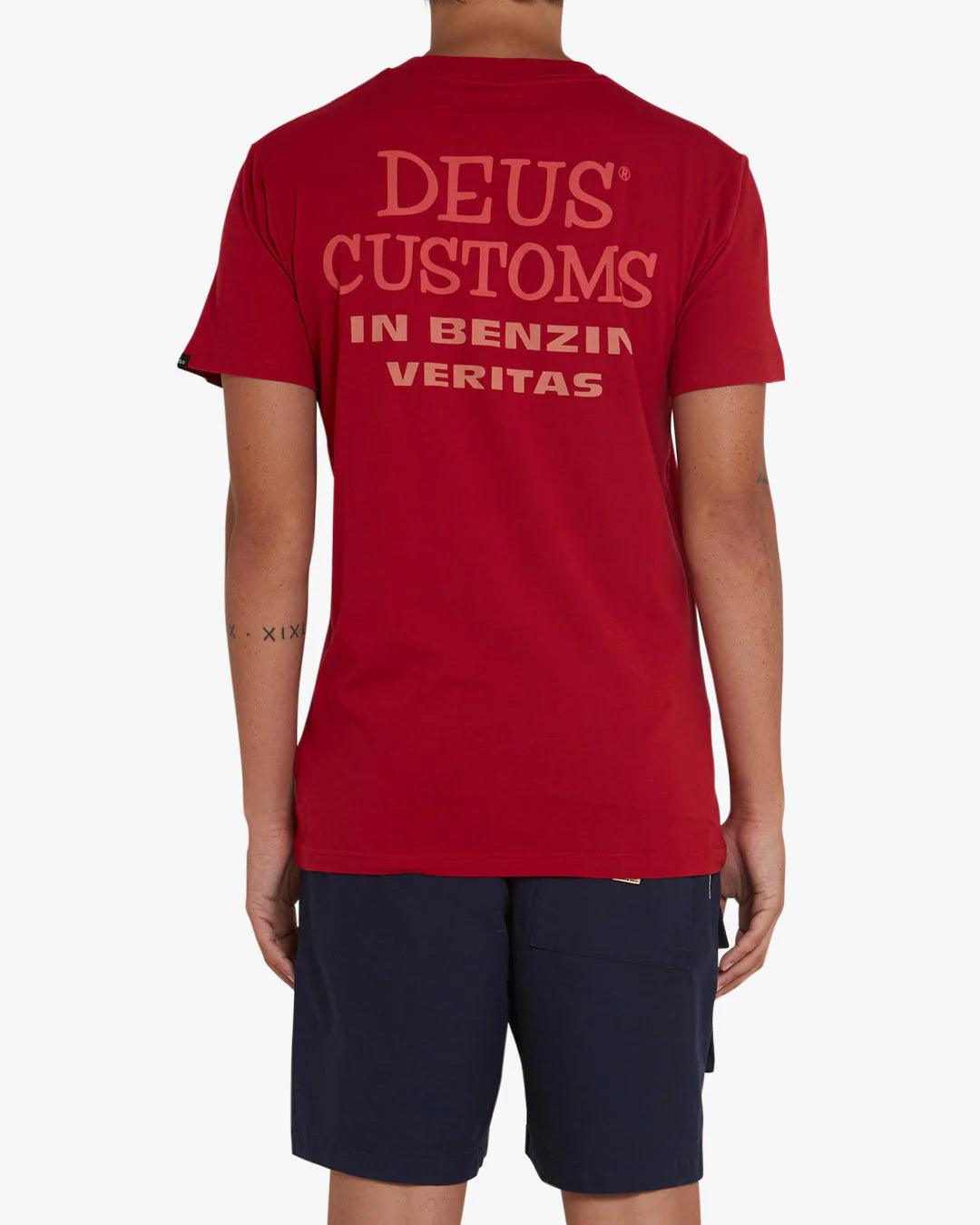 Camiseta Deus Ex Machina Portal Rocco Red - ECRU
