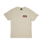 Camiseta Deus Ex Machina Pushstart Vintage Whiten - ECRU