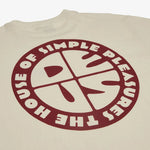 Camiseta Deus Ex Machina Pushstart Vintage Whiten - ECRU