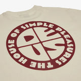 Camiseta Deus Ex Machina Pushstart Vintage Whiten - ECRU