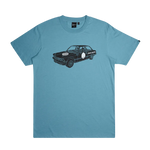 Camiseta Deus Ex Machina Rallyeye Smoke Blue - ECRU