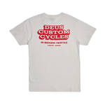 Camiseta Deus Ex Machina Redline Vintage White - ECRU