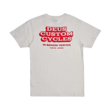 Camiseta Deus Ex Machina Redline Vintage White - ECRU
