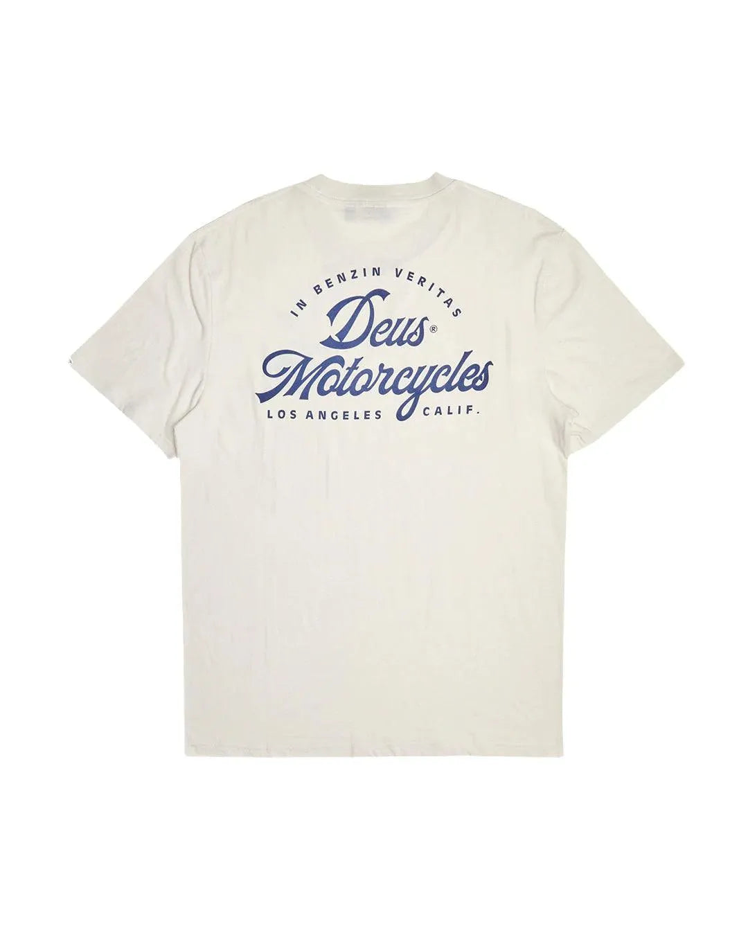 Camiseta Deus Ex Machina Ride Out Tee Vintage White - ECRU