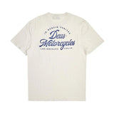 Camiseta Deus Ex Machina Ride Out Tee Vintage White - ECRU