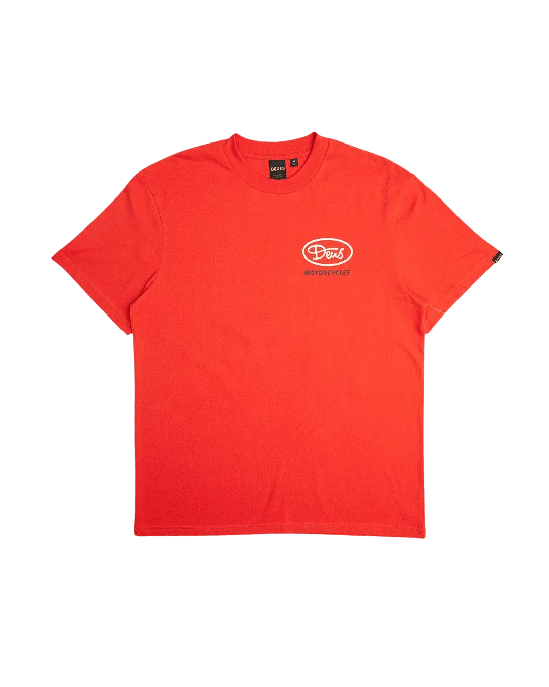 Camiseta Deus Ex Machina Shimmy Mandarin Red - ECRU