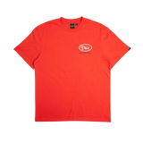 Camiseta Deus Ex Machina Shimmy Mandarin Red - ECRU