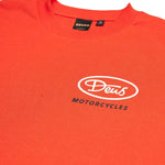 Camiseta Deus Ex Machina Shimmy Mandarin Red - ECRU