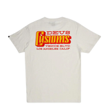 Camiseta Deus Ex Machina Stripes Vintage White - ECRU