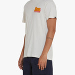 Camiseta Deus Ex Machina Stripes Vintage White - ECRU