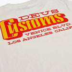 Camiseta Deus Ex Machina Stripes Vintage White - ECRU