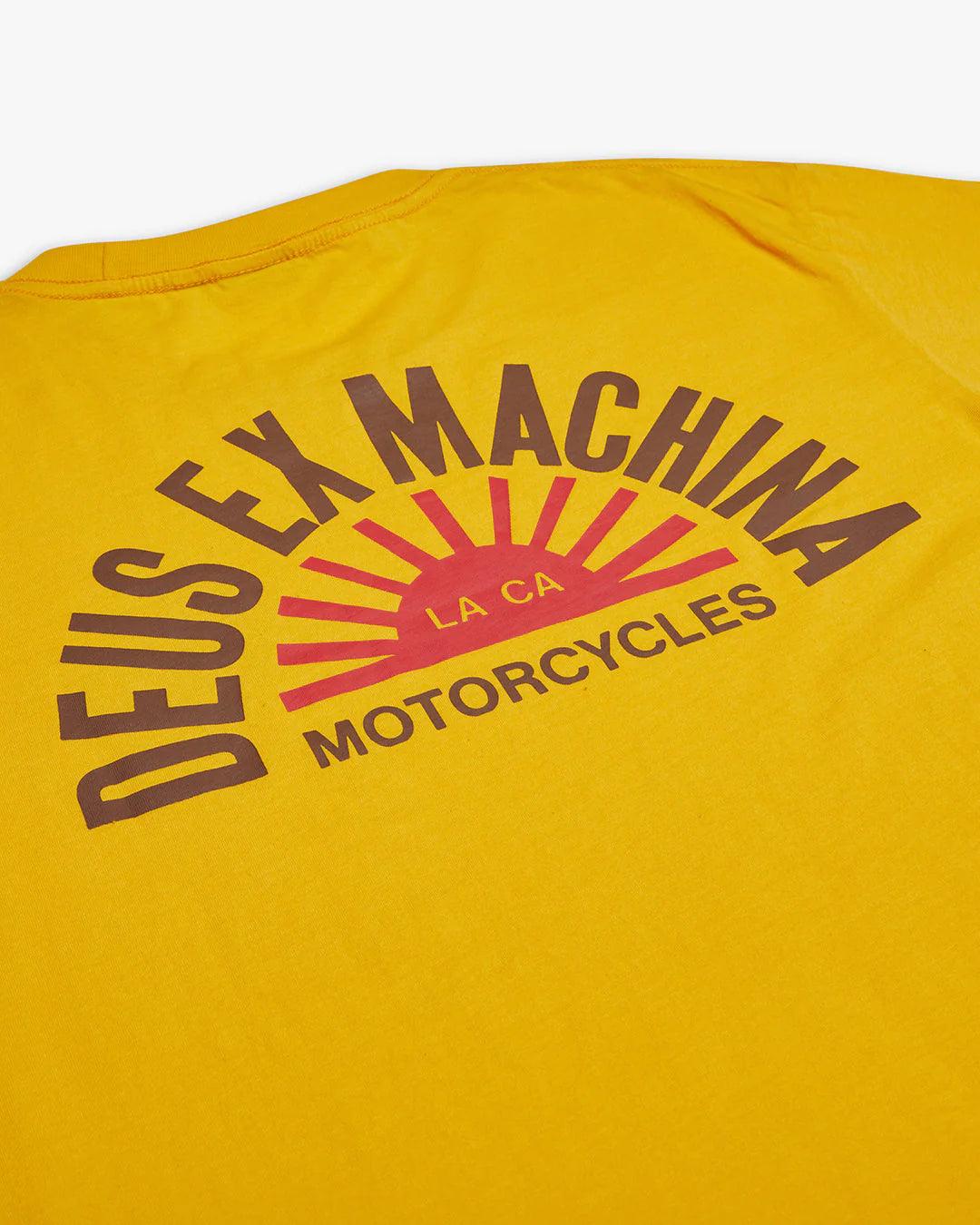 Camiseta Deus Ex Machina Sunflare Spectra Yellow - ECRU