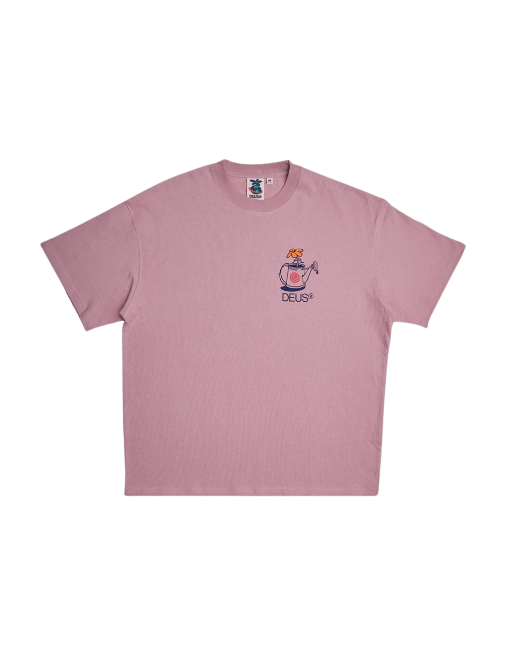 Camiseta Deus Ex Machina Trust Zephyr Pink - ECRU